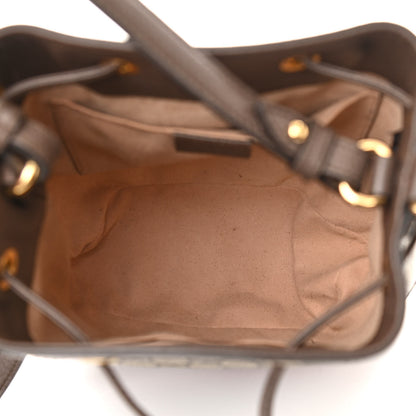 Gucci GG Supreme Monogram Web Small Ophidia Bucket Bag Brown 5 of 11