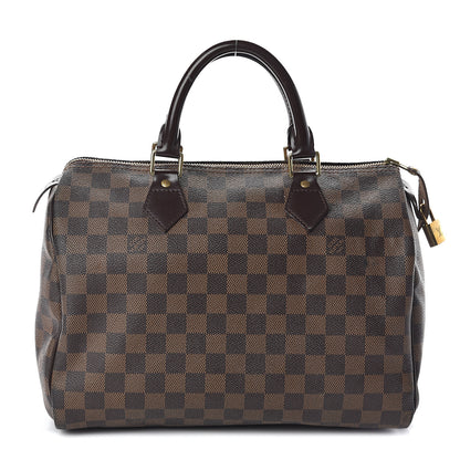 Louis Vuitton Damier Ebene Speedy 30 1 of 9