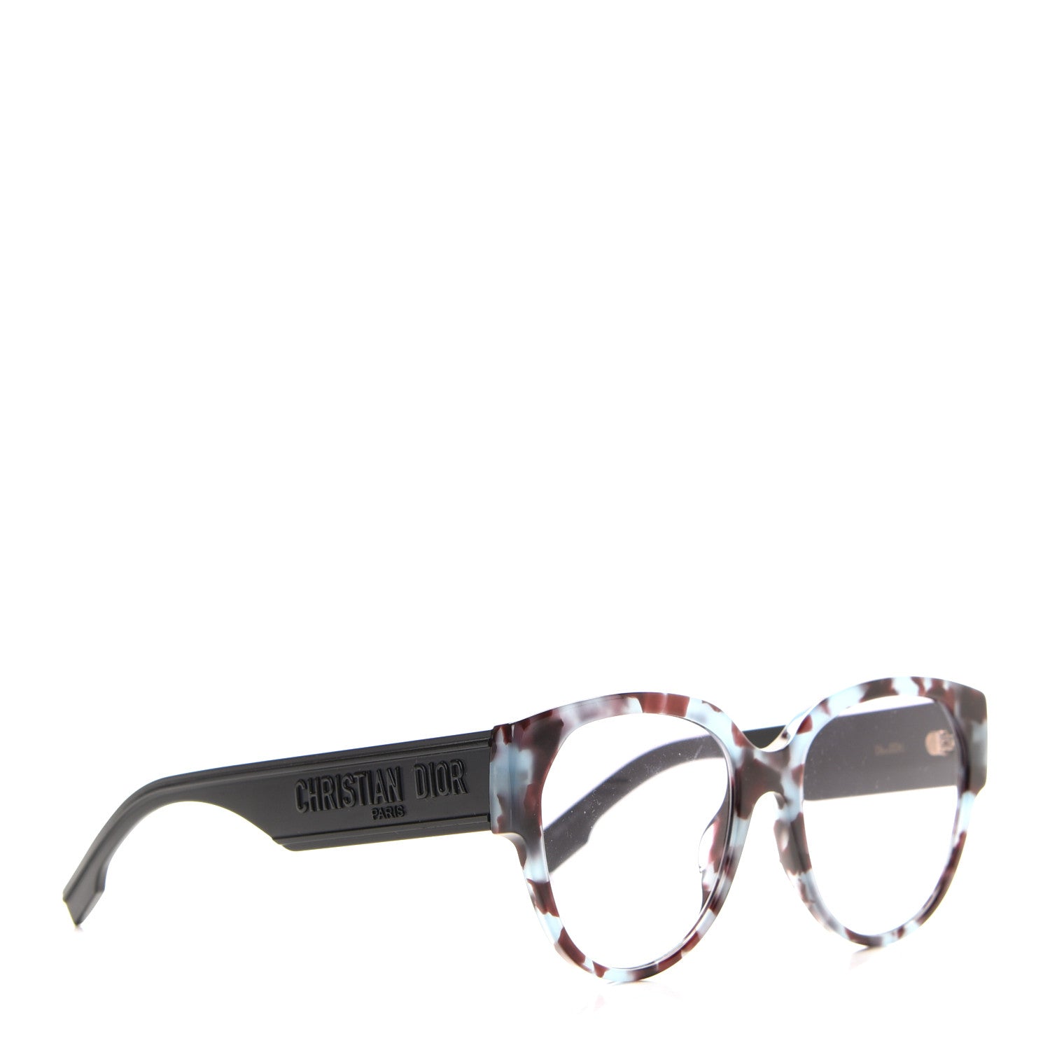 Christian Dior Acetate DiorID2 Sunglasses Blue Tortoise 1 of 7