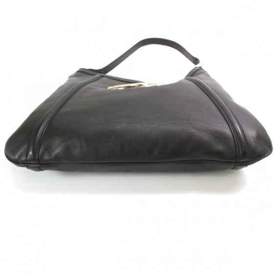 Gucci Leather Medium Britt Shoulder Bag Black 4 of 11