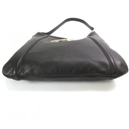 Gucci Leather Medium Britt Shoulder Bag Black 4 of 11