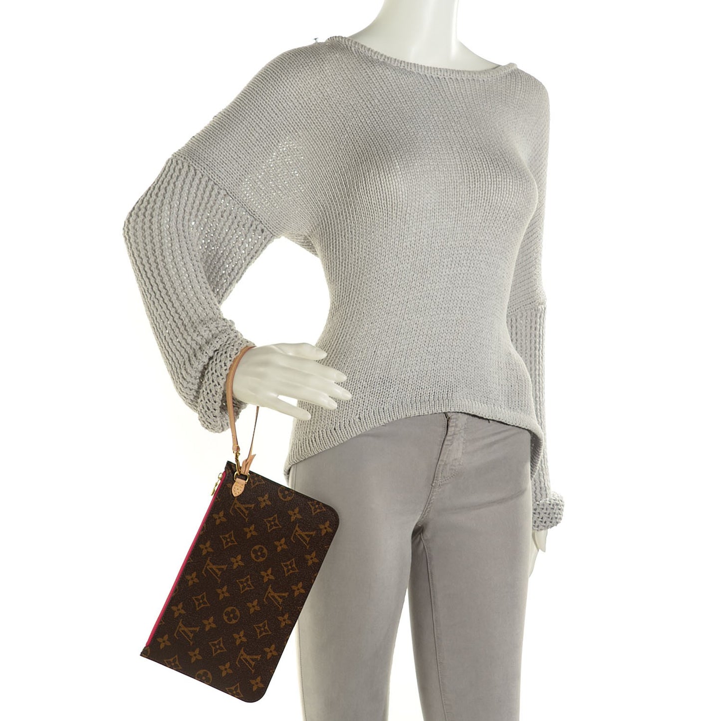 Monogram Neverfull MM GM Pochette Pivoine