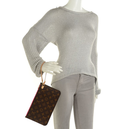 Louis Vuitton Monogram Neverfull MM GM Pochette Pivoine 2 of 8
