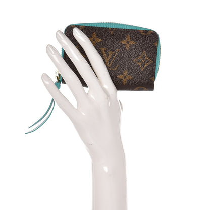 Louis Vuitton Monogram Zippy Multicartes Turquoise 2 of 6