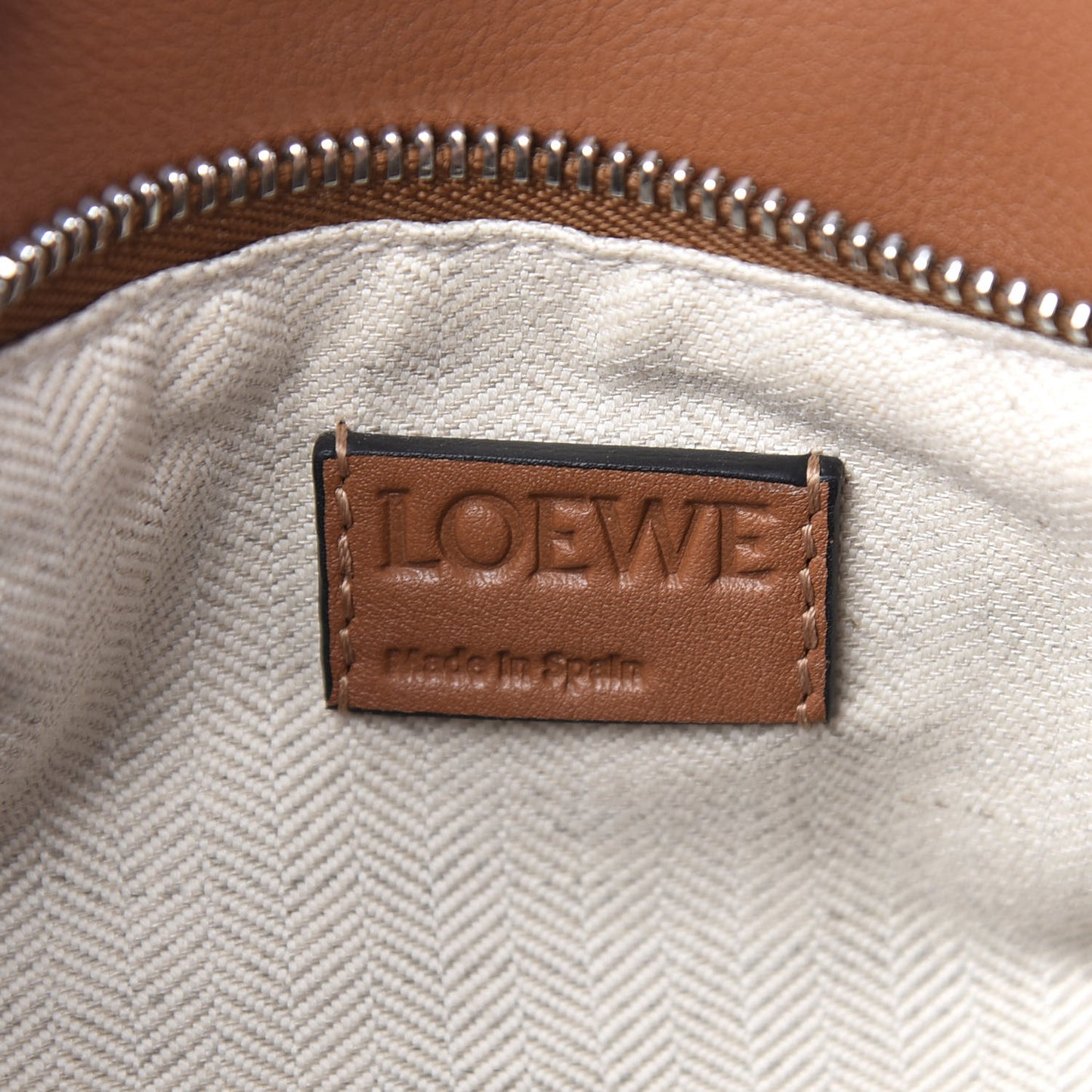 Calfskin Small Puzzle Bag Tan