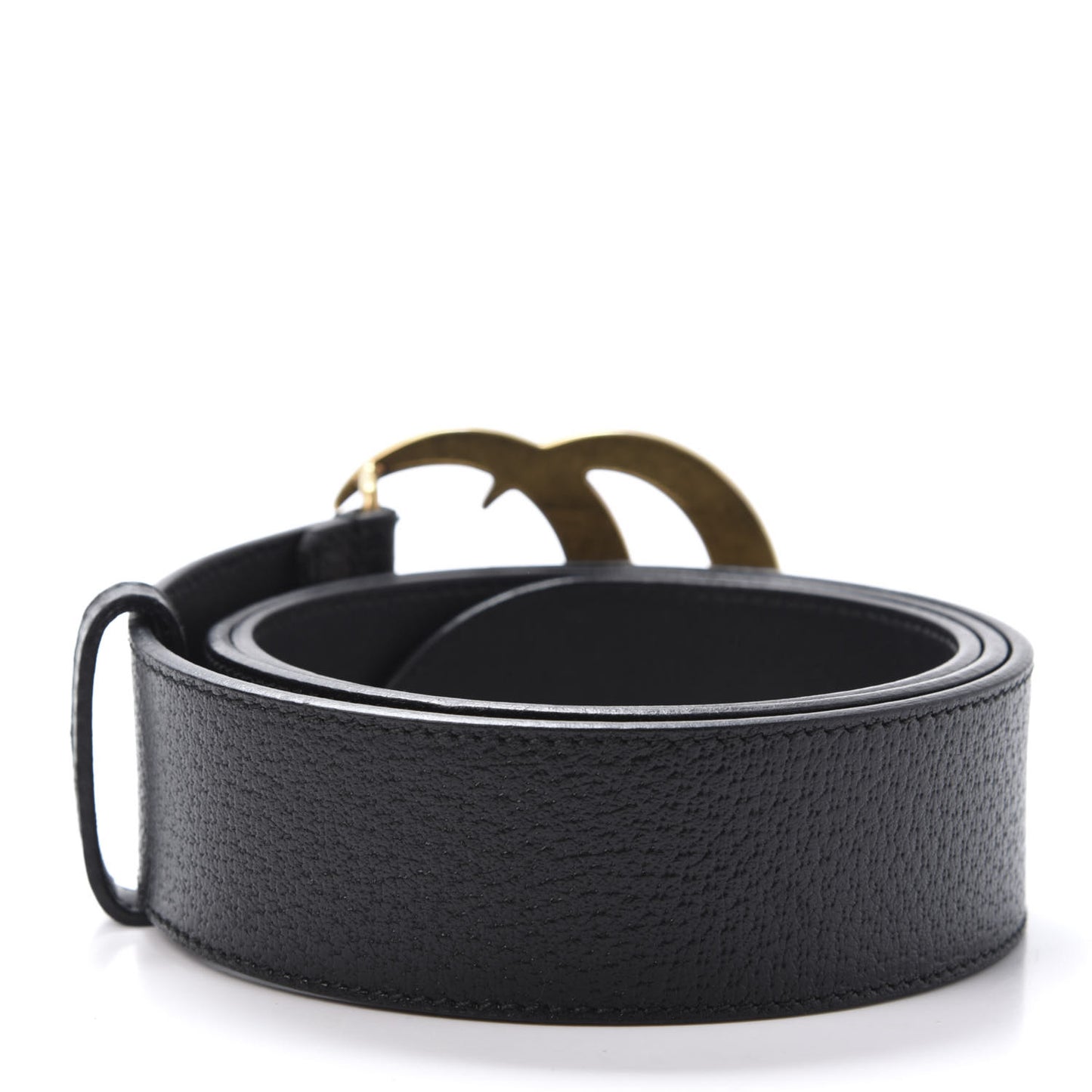 Textured Calfskin Double G 40mm Belt 90 36 Black