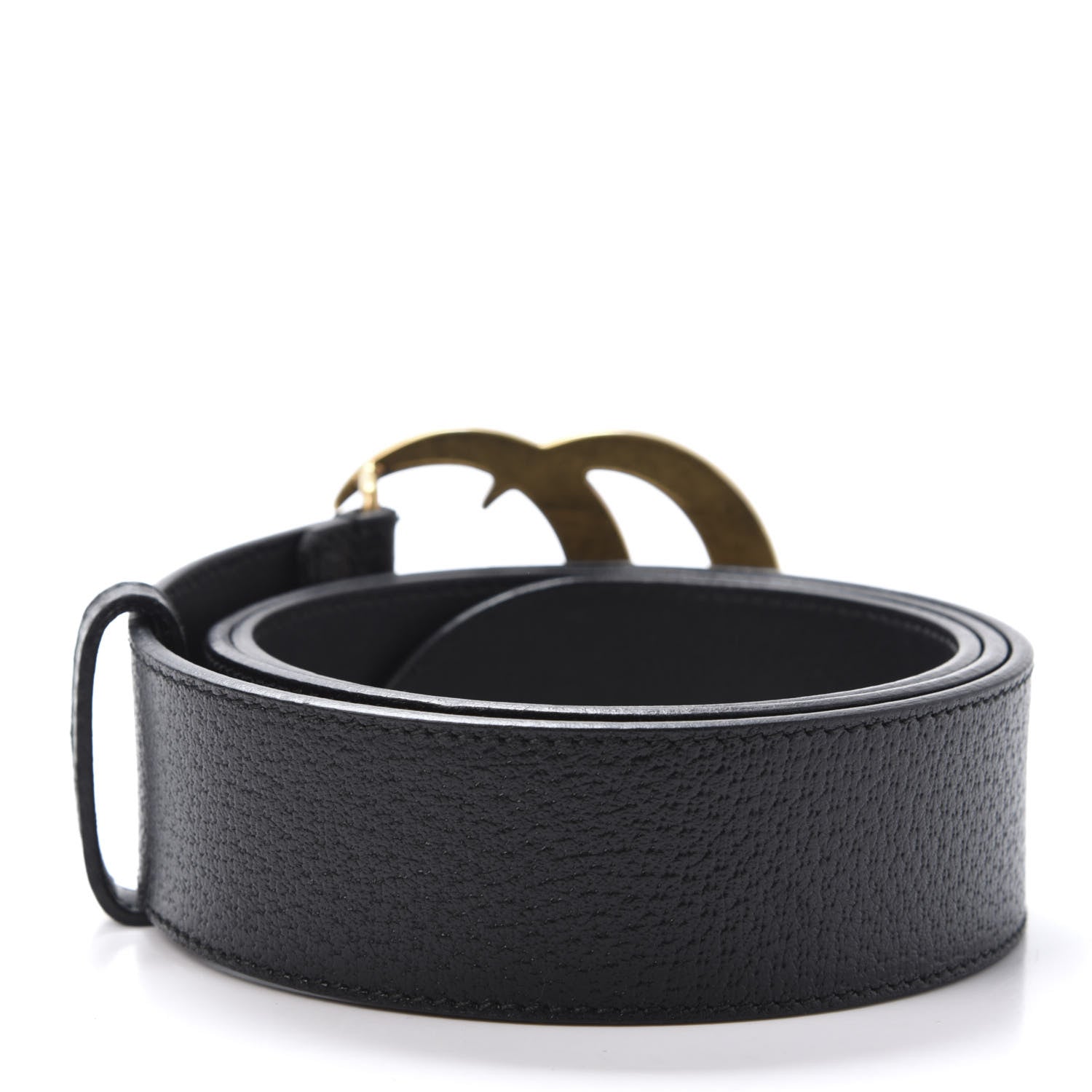 Gucci Textured Calfskin Double G 40mm Belt 90 36 Black 2 of 7