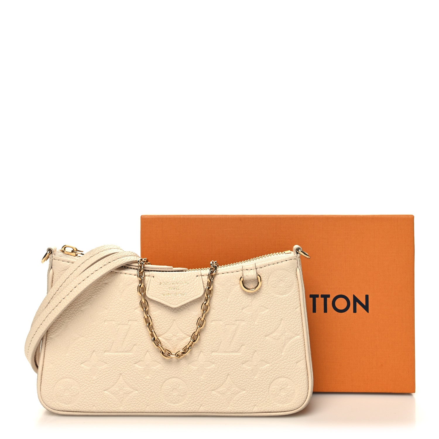 Louis Vuitton Empreinte Easy Pouch On Strap Cream 3 of 10