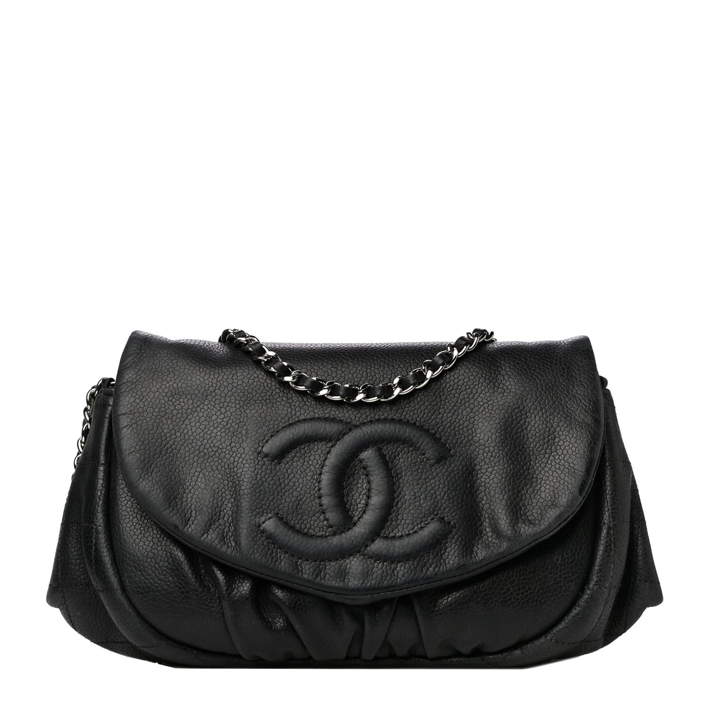 Caviar Half Moon Wallet On Chain WOC Black