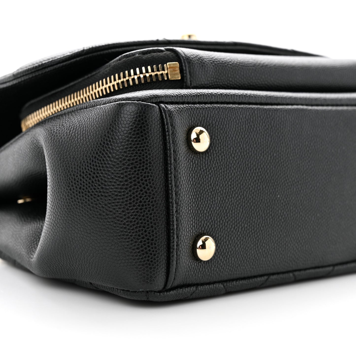 Caviar Quilted Small Business Affinity Flap Black