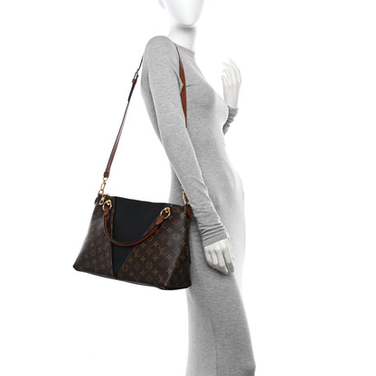 Louis Vuitton Monogram V Tote MM Black 2 of 10