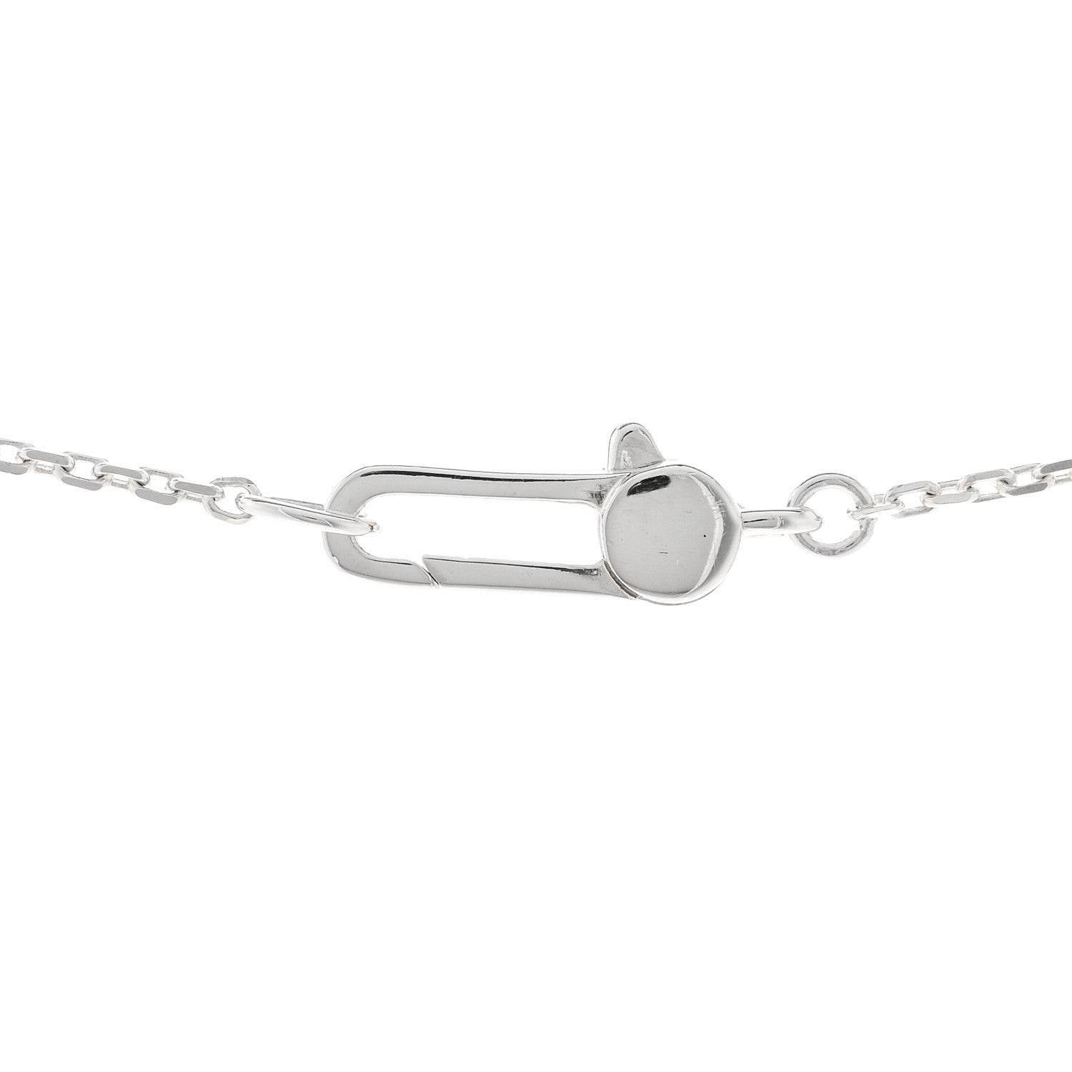 Gucci Sterling Silver Trademark Heart Pendant Necklace 5 of 5