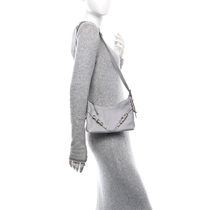 Givenchy Tumbled Calfskin Mini Voyou Boyfriend Party Bag Light Grey 2 of 11