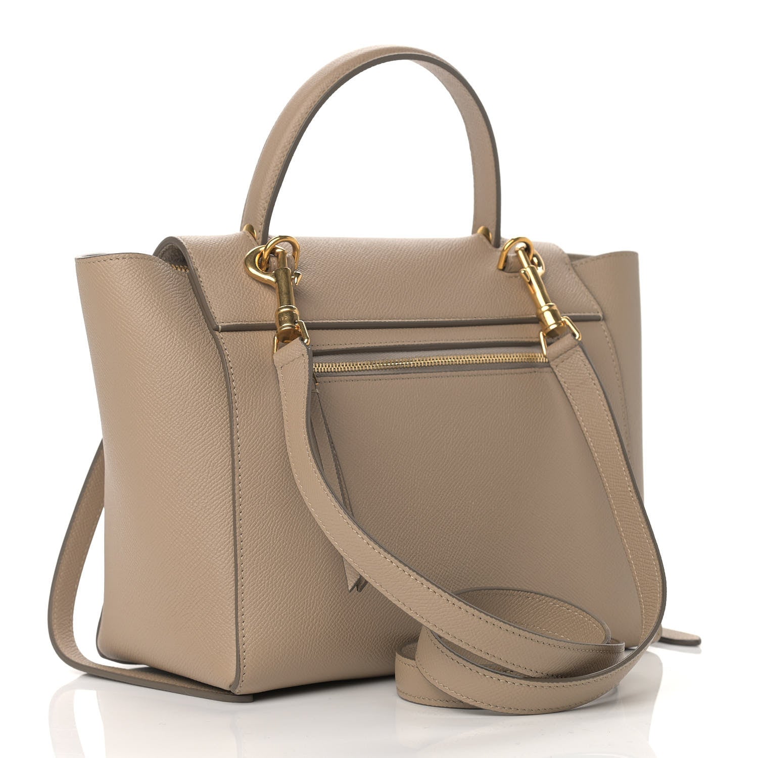 Celine Grained Calfskin Mini Belt Bag Light Taupe 3 of 10