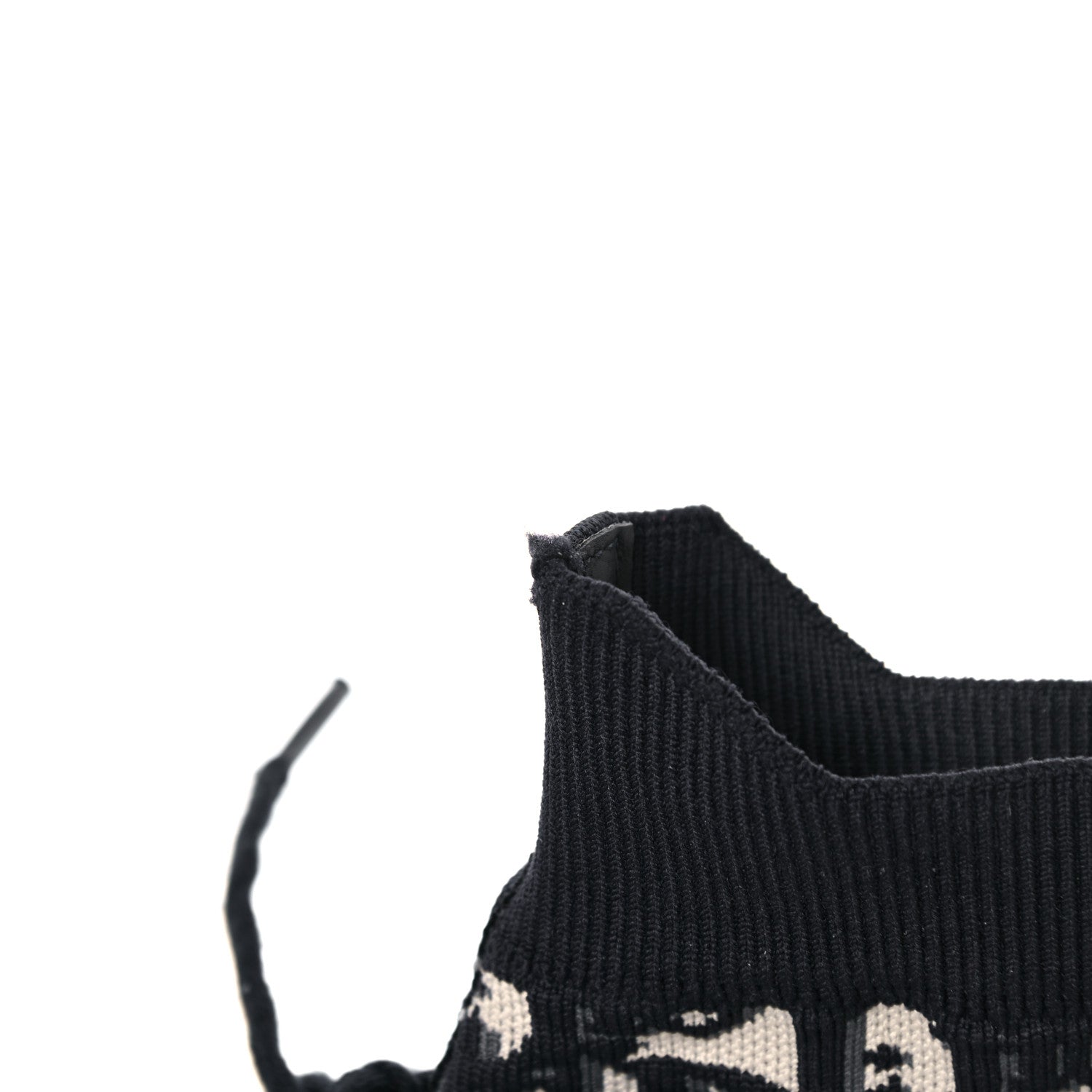 Christian Dior Technical Knit Calfskin Oblique Womens Walk'n Dior High Top Sneakers 38.5 Deep Blue 22 of 24