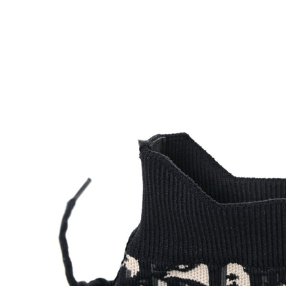 Christian Dior Technical Knit Calfskin Oblique Womens Walk'n Dior High Top Sneakers 38.5 Deep Blue 22 of 24