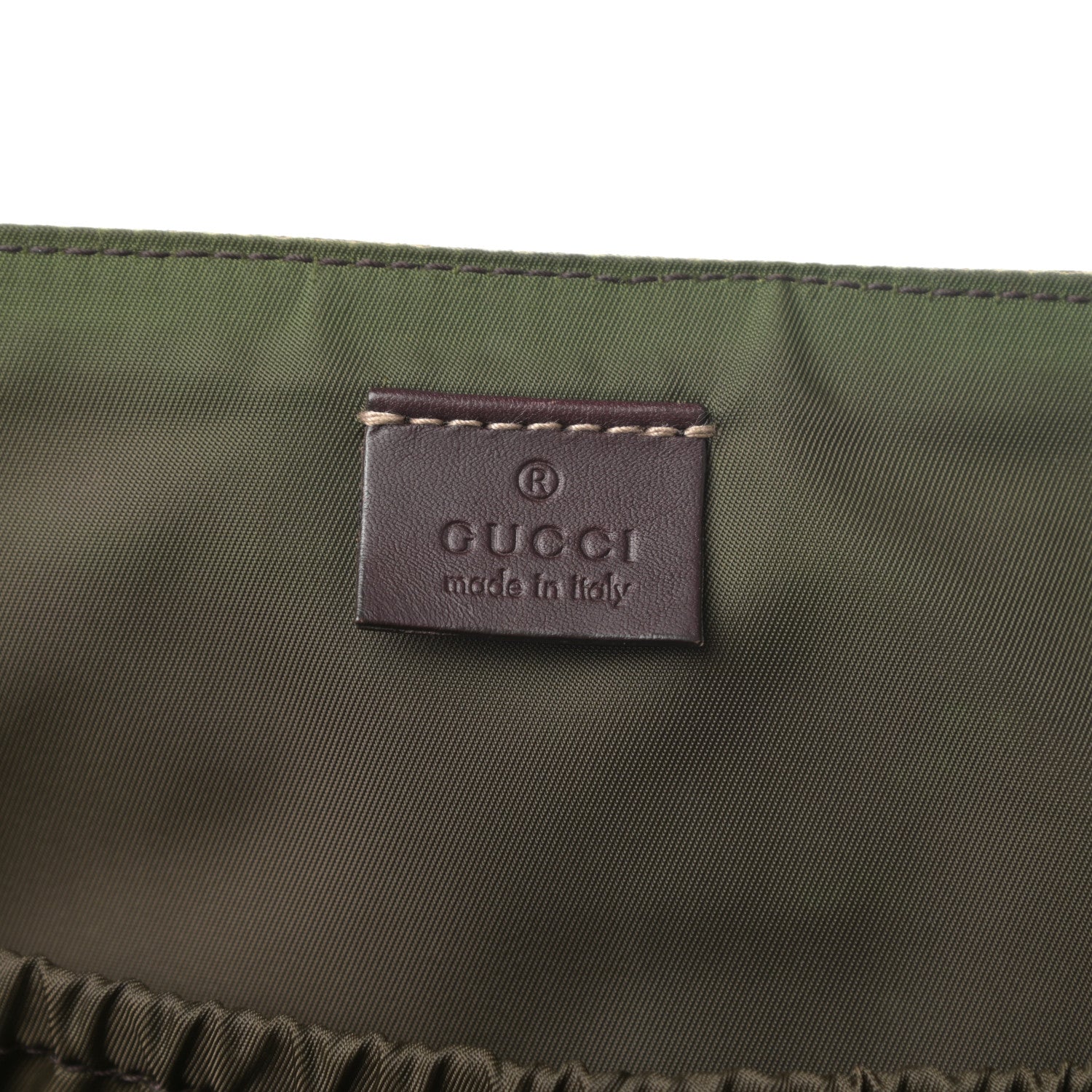 Gucci GG Plus Monogram Messenger Diaper Bag Dark Brown 7 of 16