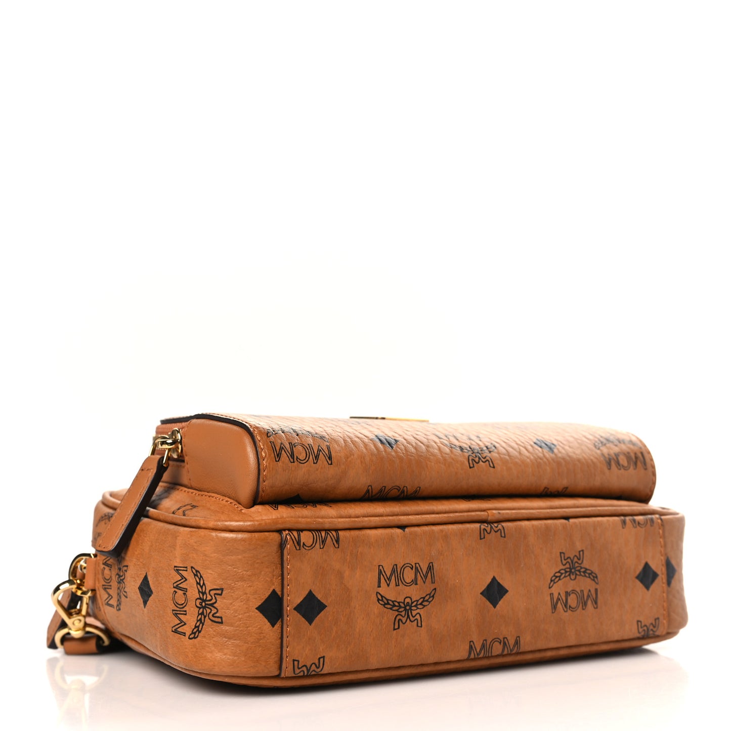 Visetos Klassik Crossbody Bag Cognac