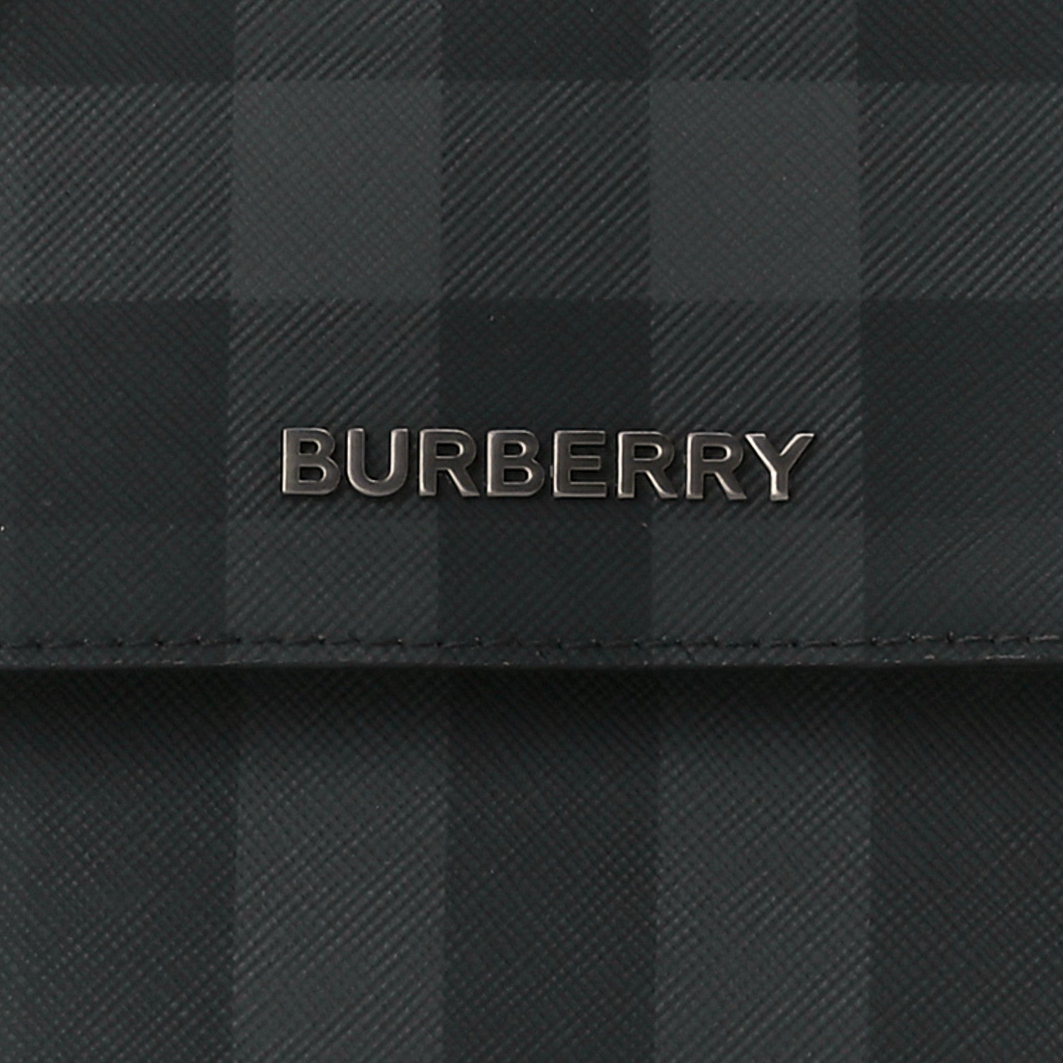 Burberry Check Small Wright Messenger Charcoal 10 of 12
