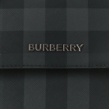 Burberry Check Small Wright Messenger Charcoal 10 of 12