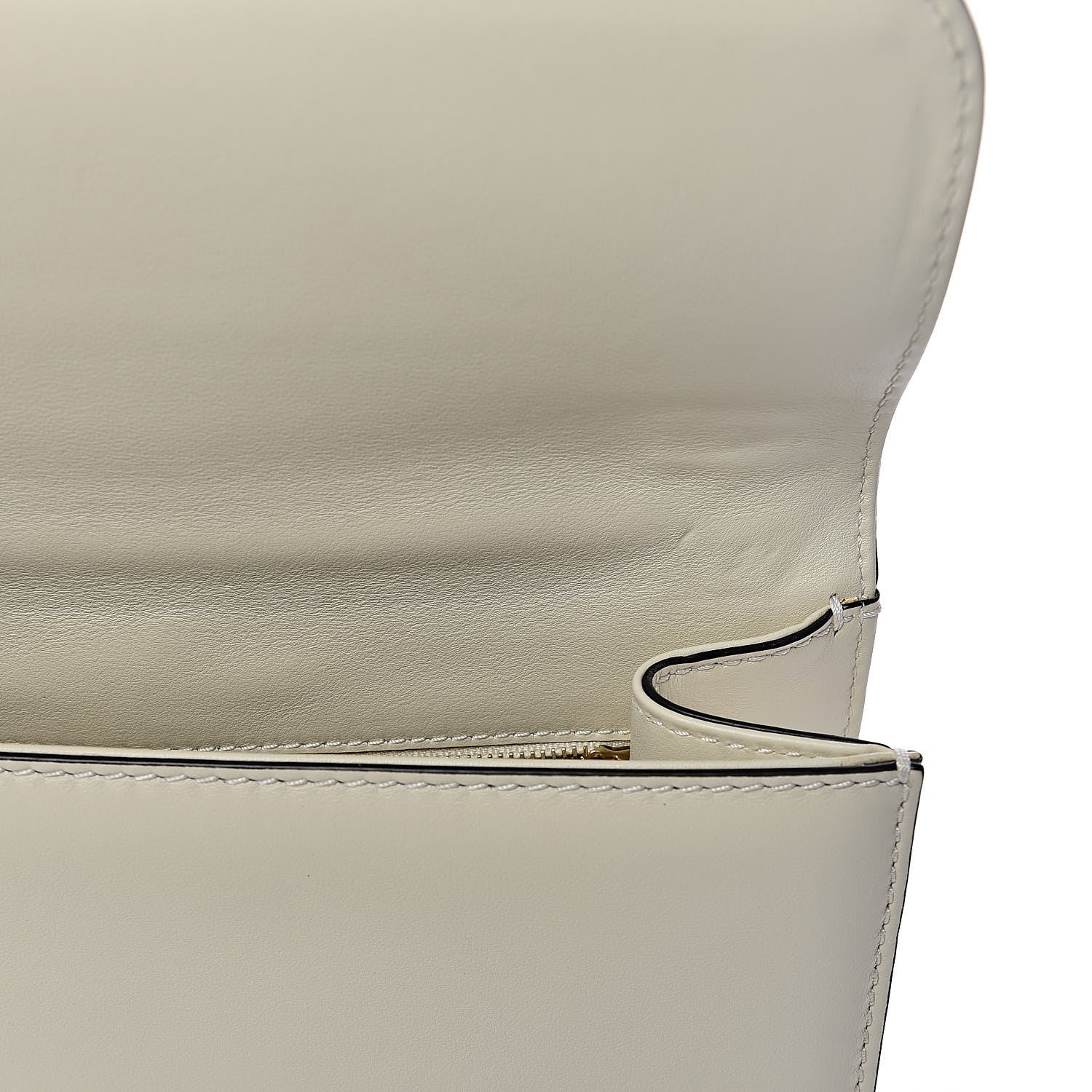 Valentino Garavani Vitello Medium Glam Lock Rockstud Flap Light Ivory 13 of 13