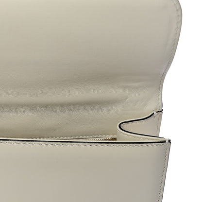 Valentino Garavani Vitello Medium Glam Lock Rockstud Flap Light Ivory 13 of 13