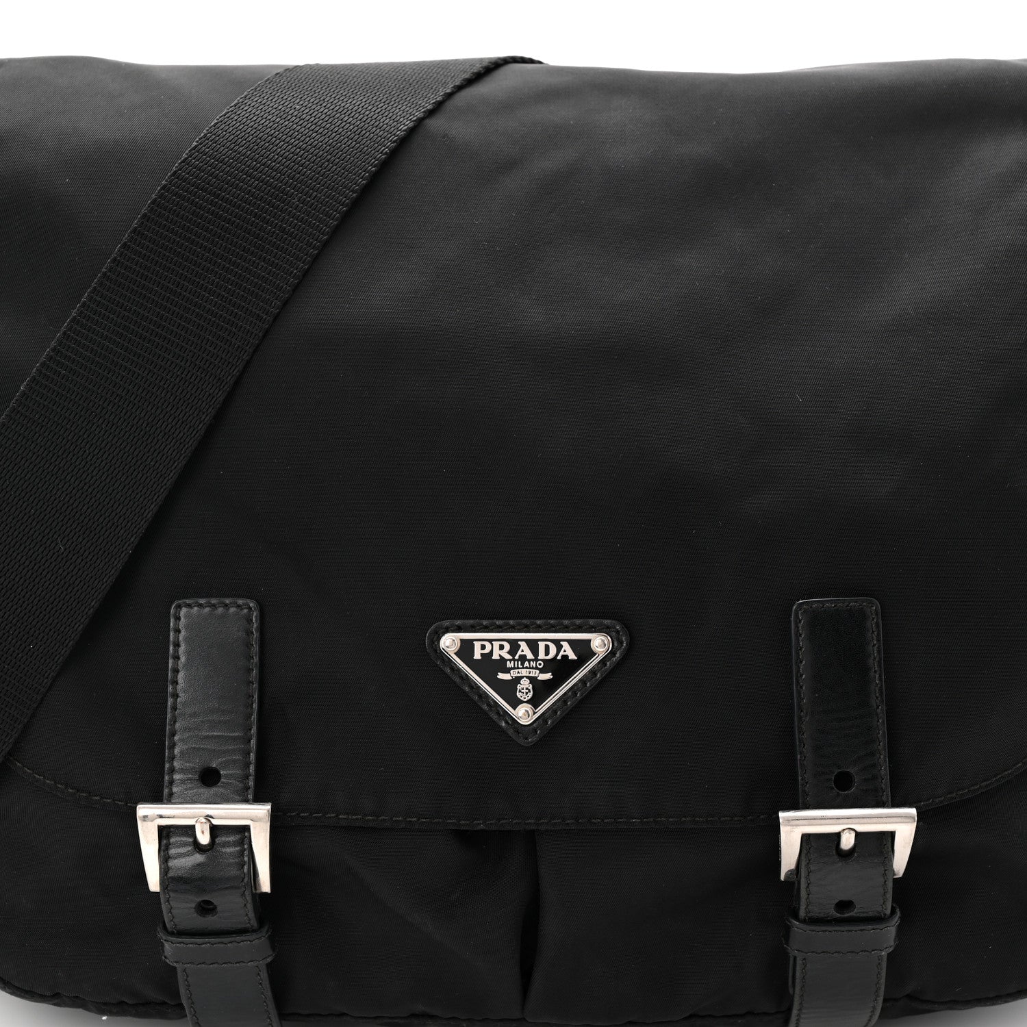 Prada Nylon Vela Sport Messenger Bag Black 8 of 11