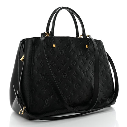 Louis Vuitton Empreinte Montaigne GM Black 3 of 10