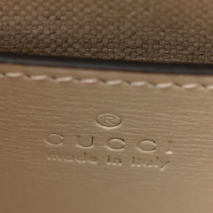 Gucci Azalea Calfskin Mini Horsebit 1955 Rounded Shoulder Bag Mystic White 6 of 11