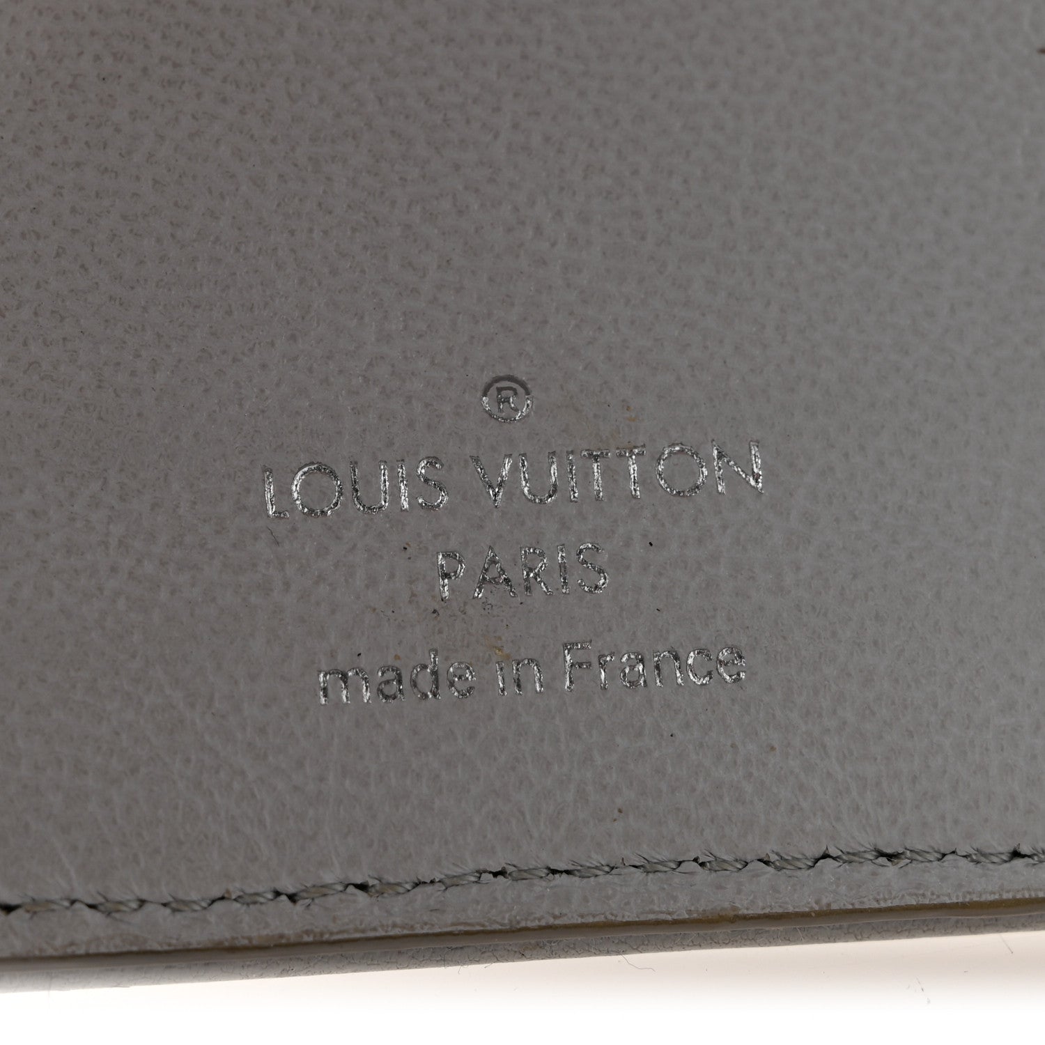 Louis Vuitton Lambskin Embossed Monogram LV Ski Lou Coussin Wallet Gray 6 of 13