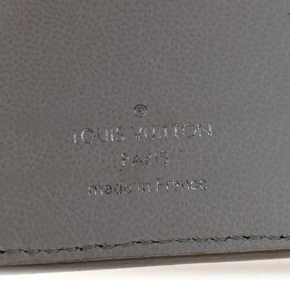 Louis Vuitton Lambskin Embossed Monogram LV Ski Lou Coussin Wallet Gray 6 of 13
