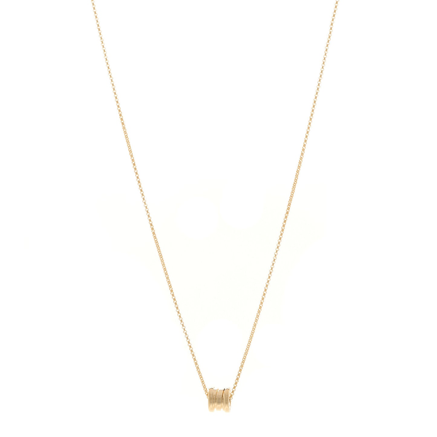 18K Yellow Gold Mini B.Zero1 Pendant Necklace