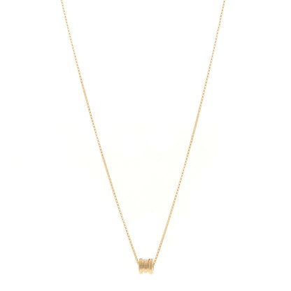 Bulgari 18K Yellow Gold Mini B.Zero1 Pendant Necklace 1 of 4