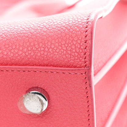 Saint Laurent Grained Calfskin Small Sac De Jour Rose Clair 13 of 15