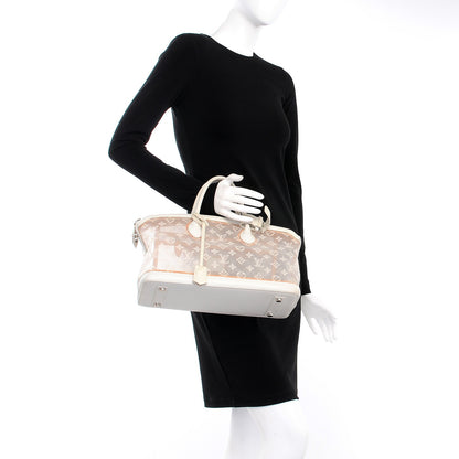Louis Vuitton Monogram Transparence Lockit East-West White 2 of 12