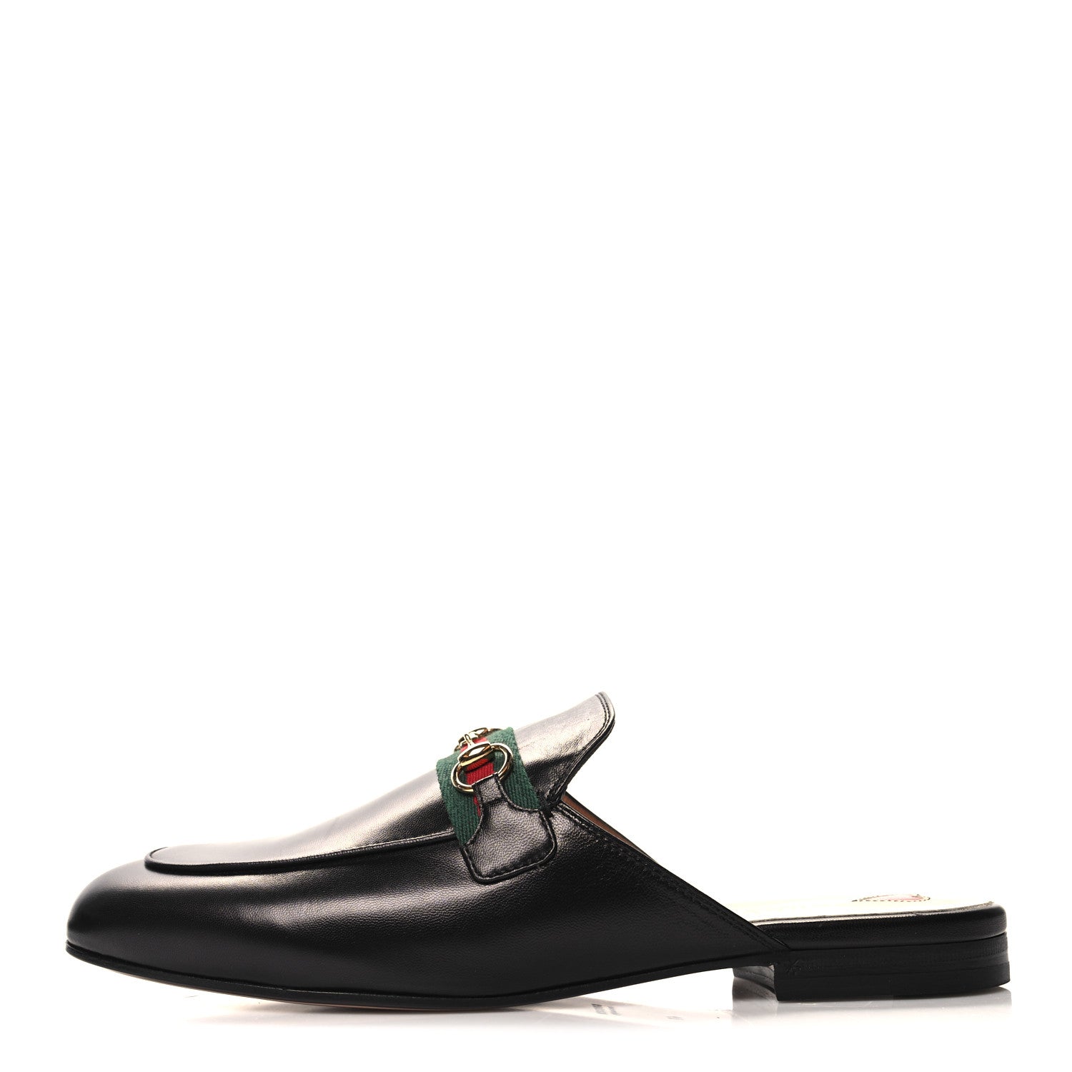 Gucci Malaga Kid Web Womens Princetown Slippers 41 Black 1 of 9