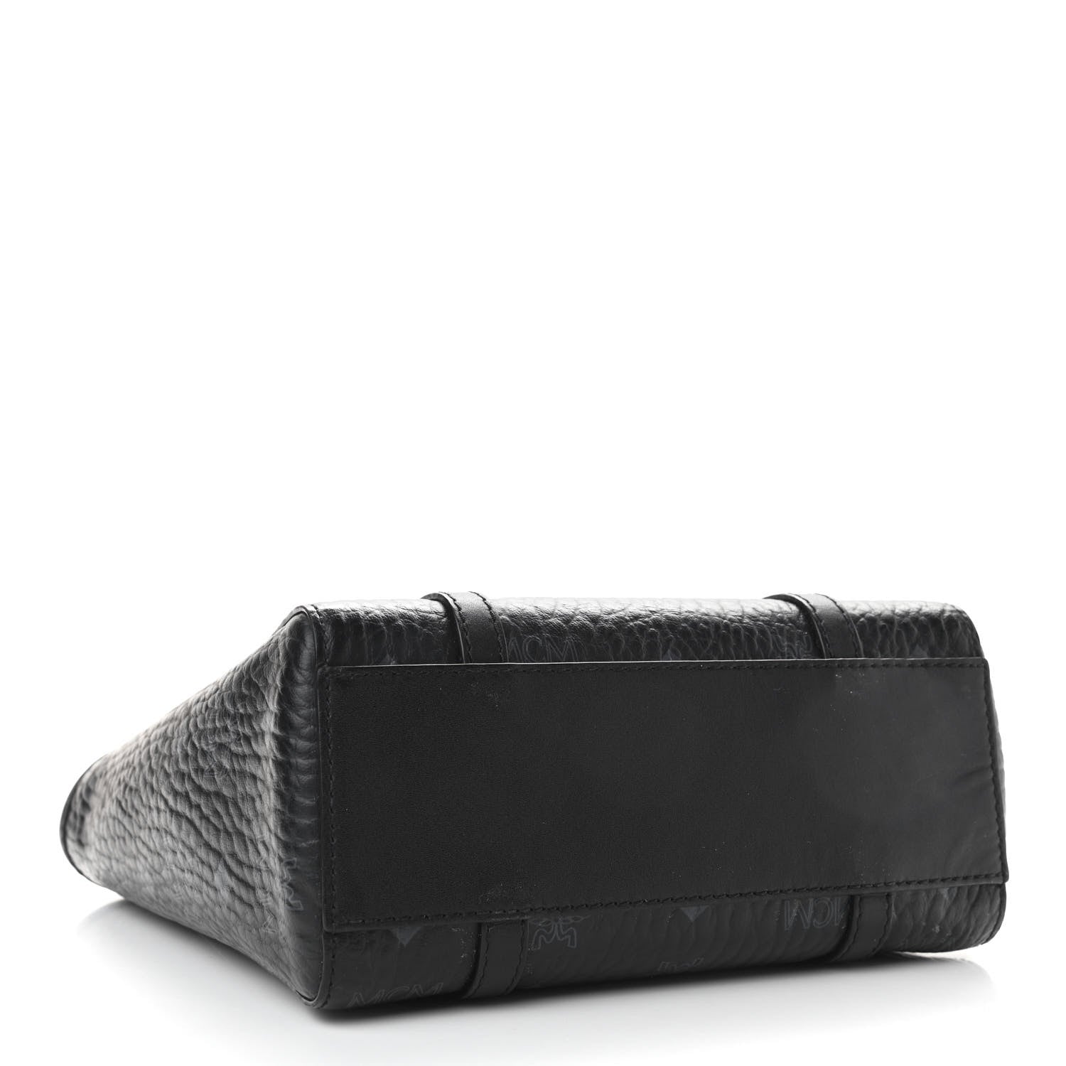 MCM Visetos Mini Toni Shopper Tote Black 4 of 11