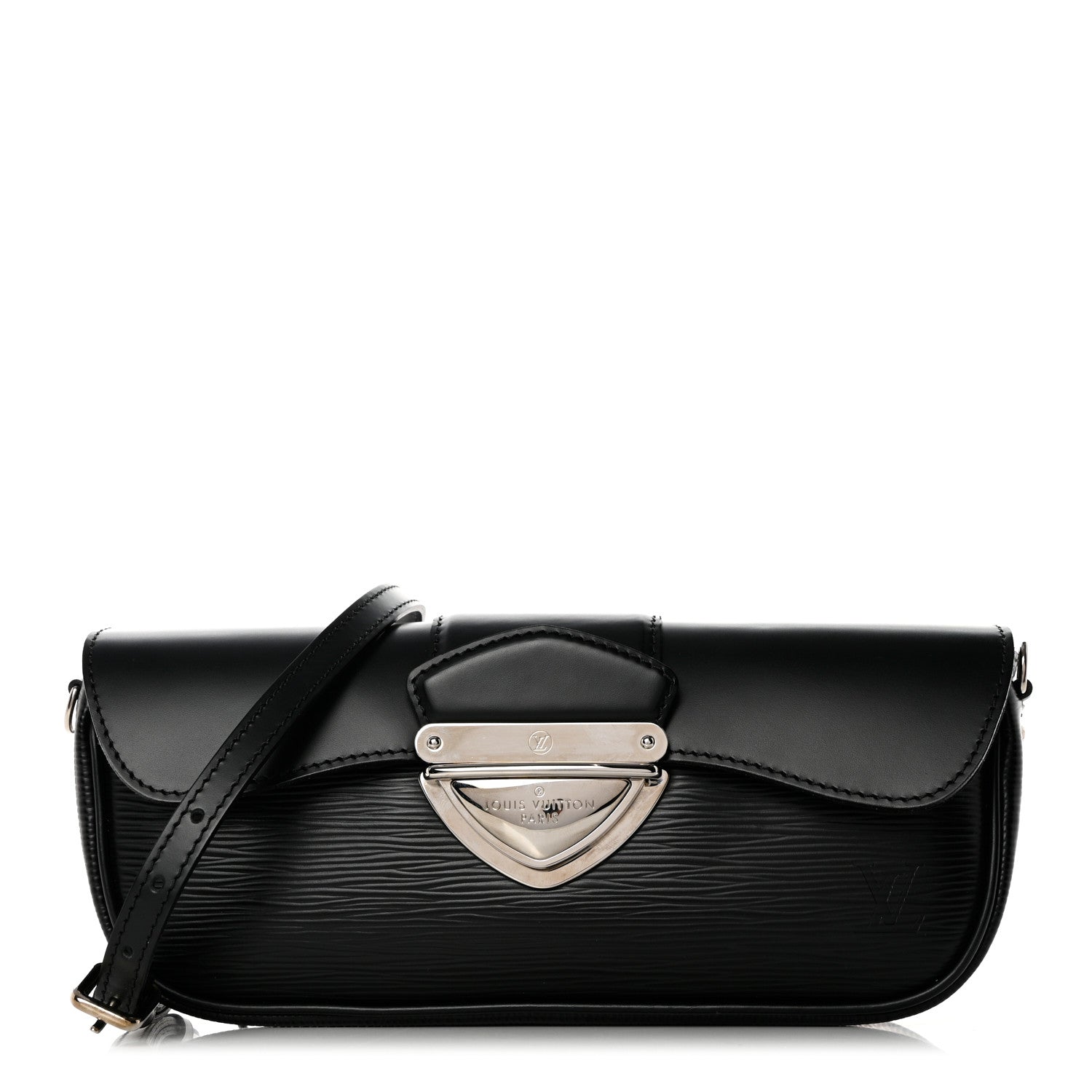 Louis Vuitton Epi Montaigne Clutch Black 1 of 8
