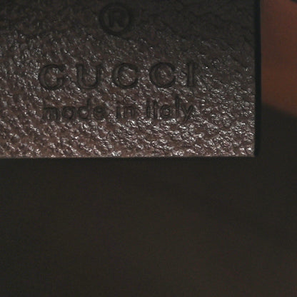 Gucci Monogram Jumbo GG Textured Dollar Calfskin Small Diana Tote Bag Camel Ebony New Acero 6 of 10