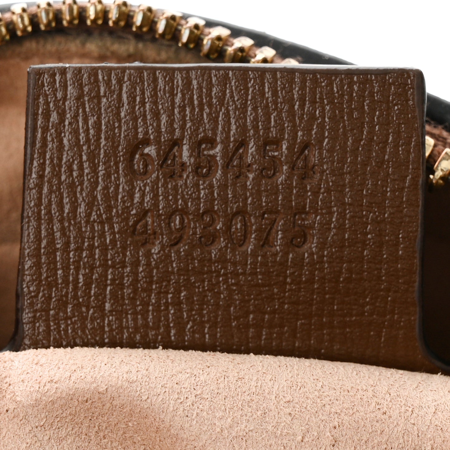 GG Supreme Monogram Small Horsebit 1955 Shoulder Bag Beige Brown Sugar