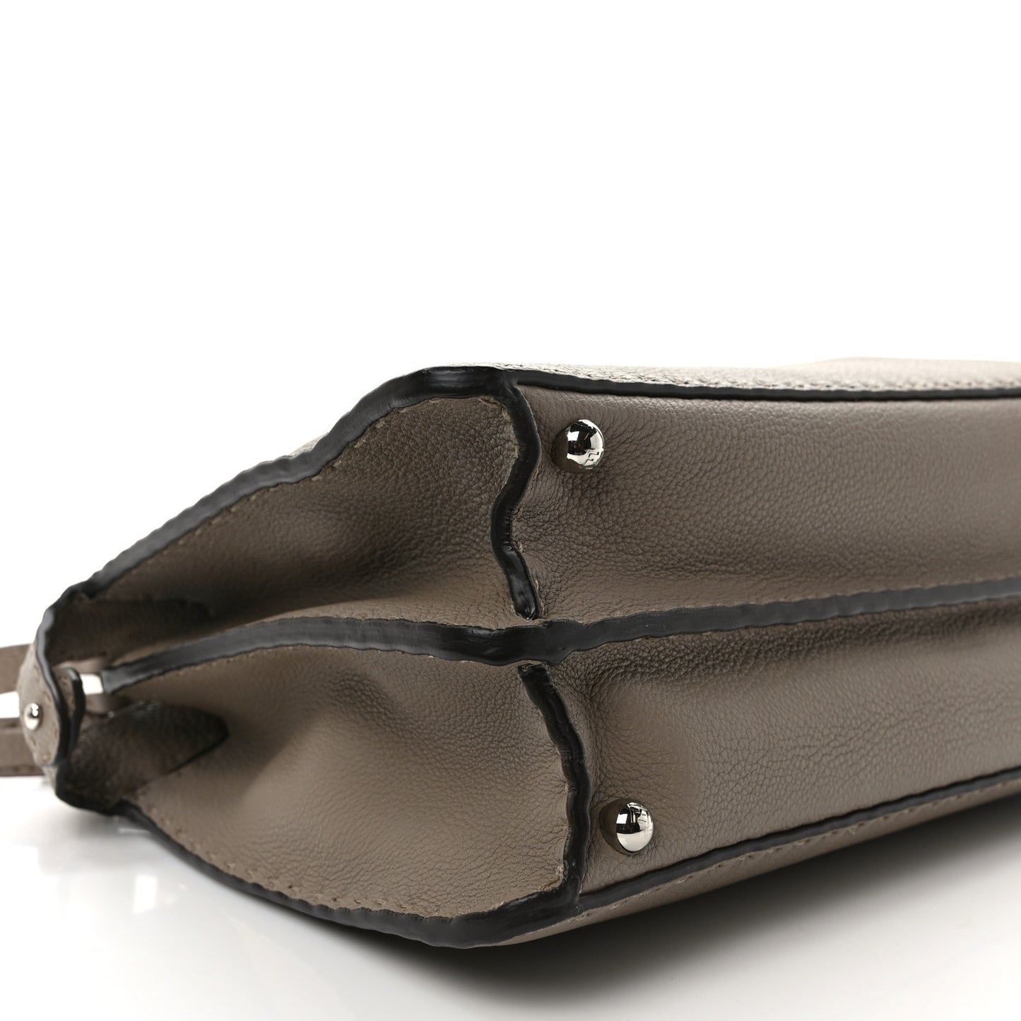 Cuoio Romano Selleria Chamois Medium Peekaboo I SEE U Satchel Corda Camelia Cipria