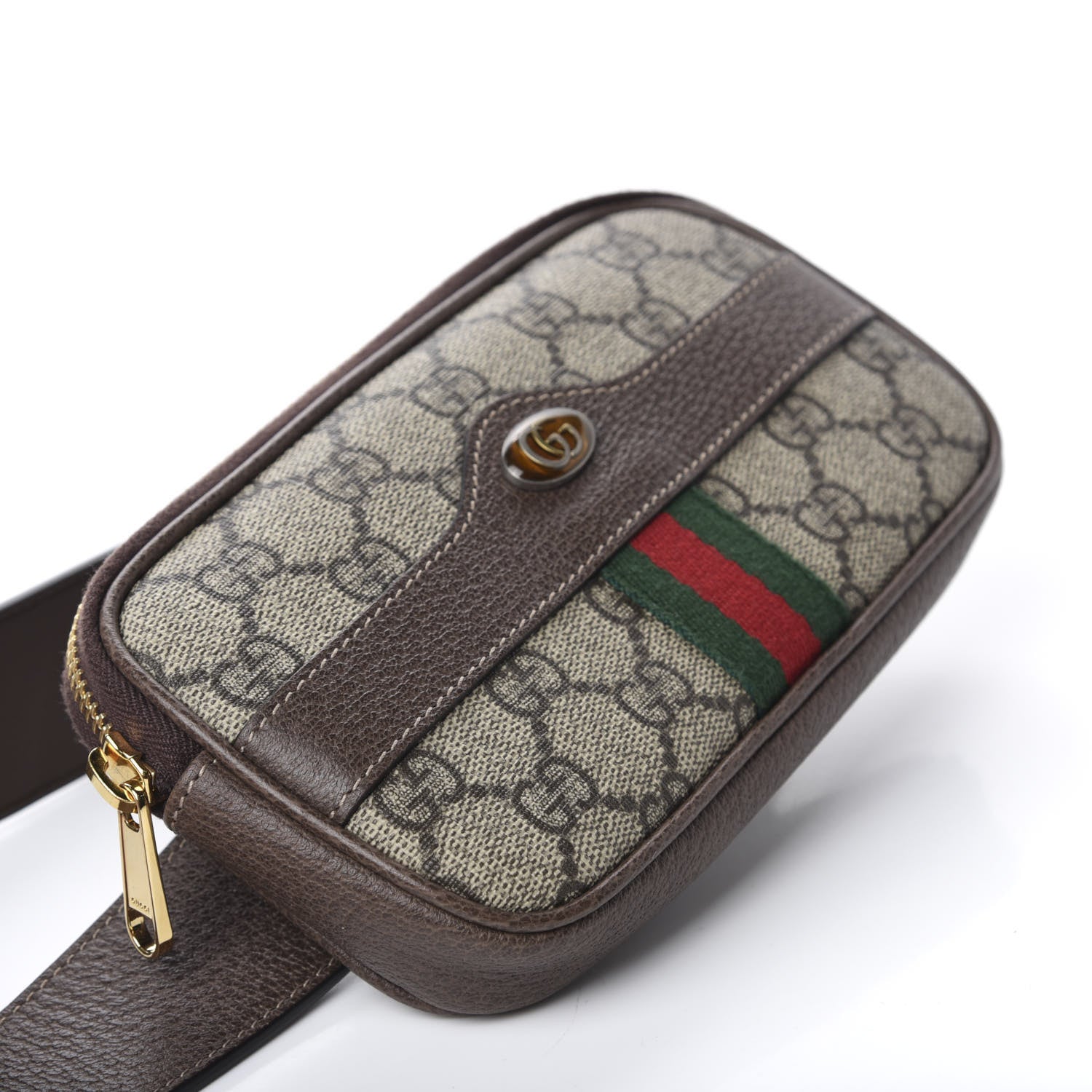 Gucci GG Supreme Monogram Ophidia Belted iPhone Case 75 30 Dark Brown 4 of 12