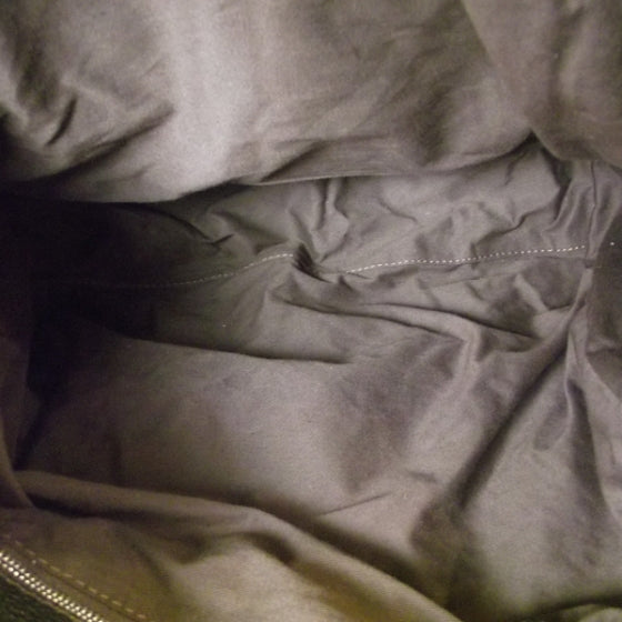 Leather Paddington Front Pocket Tote Bronze