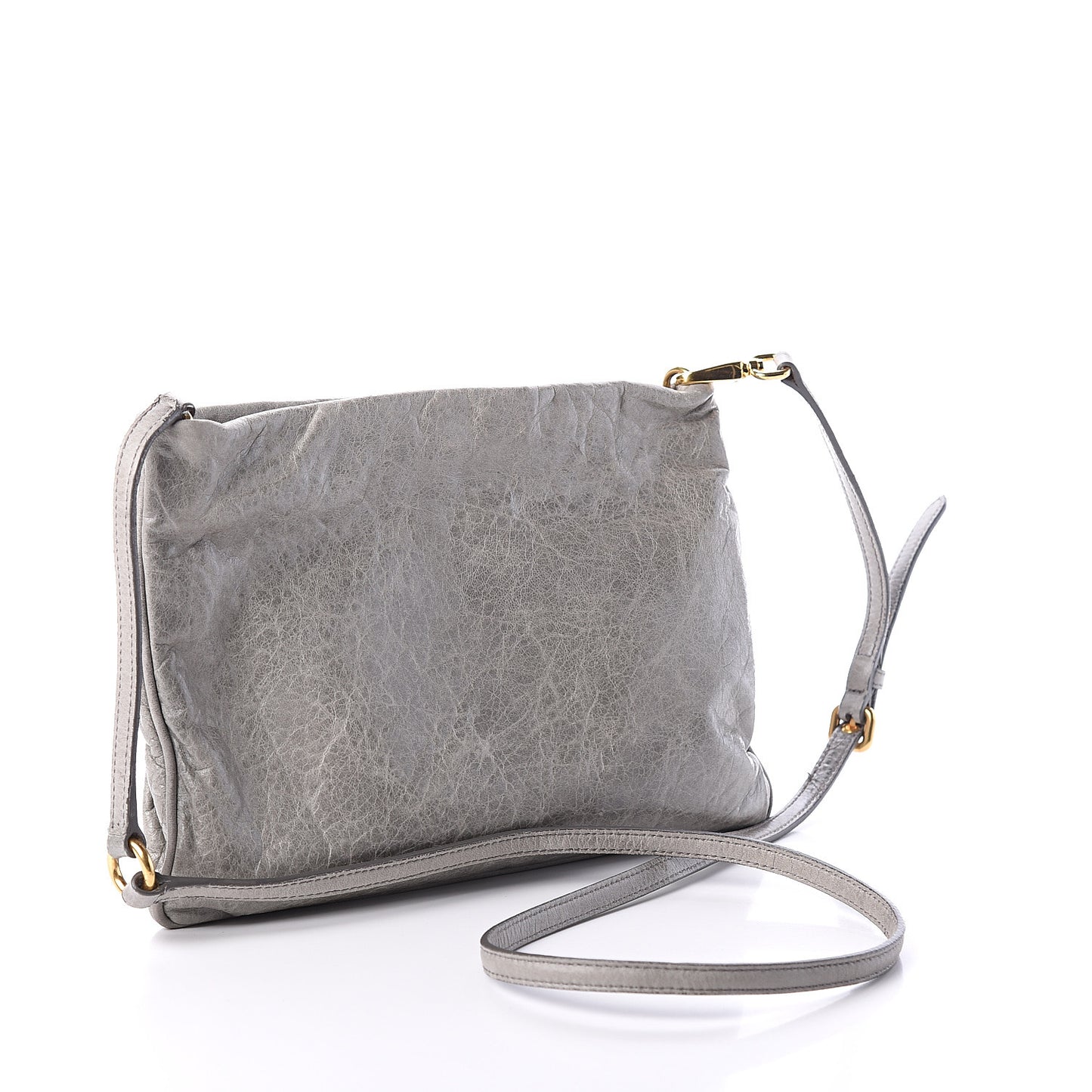 Vitello Shine Wristlet Nube