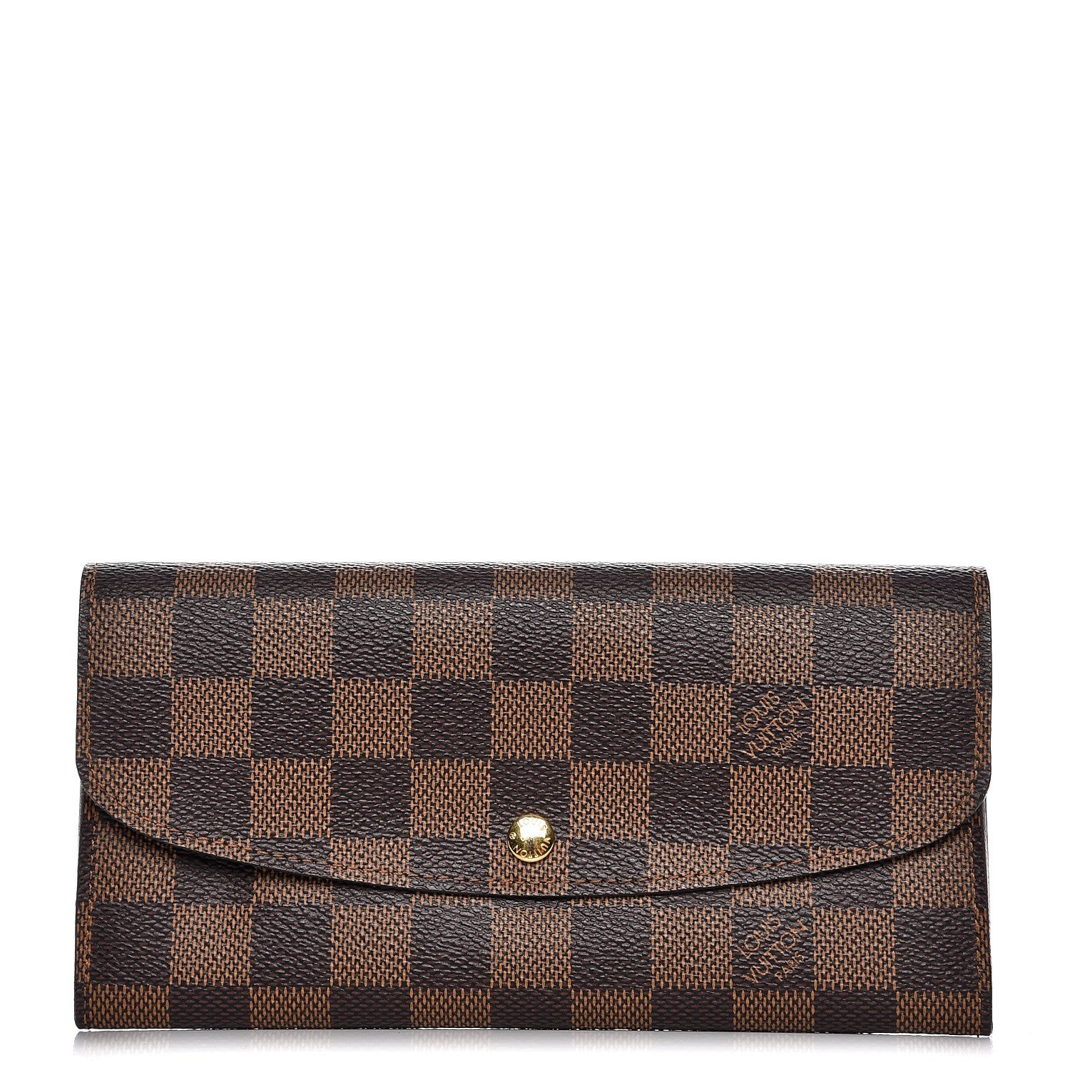 Louis Vuitton Damier Ebene Emilie Wallet 1 of 8