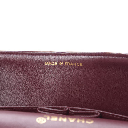 Chanel Lambskin Quilted Medium Double Flap Black 7 of 15