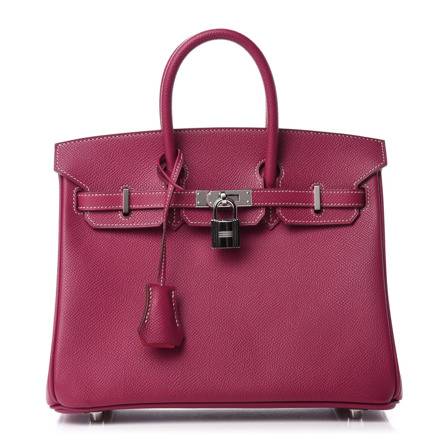 Hermes Epsom Candy Birkin 25 Tosca Rose Tyrien 1 of 12