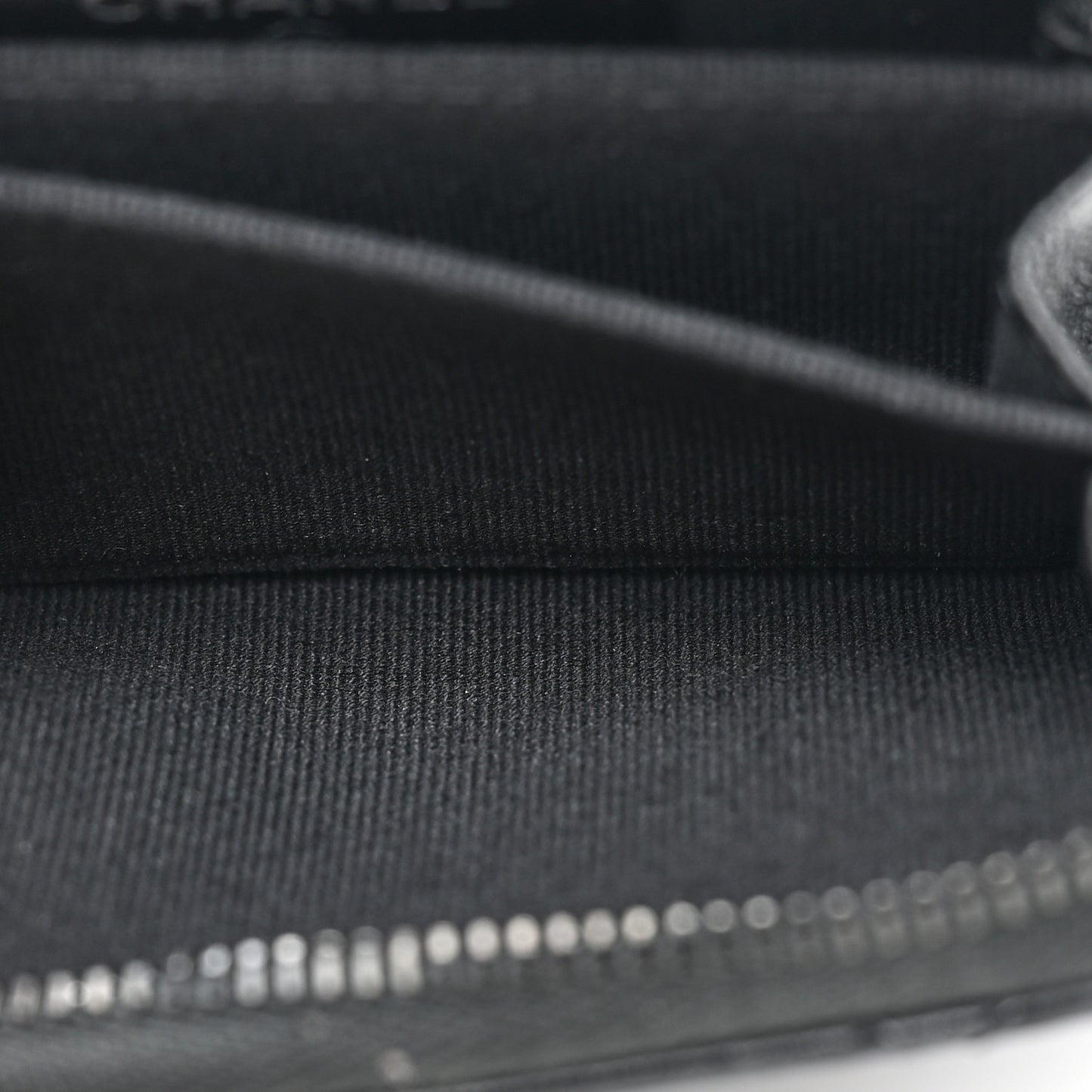 Lambskin Quilted Zip Coin Purse So Black