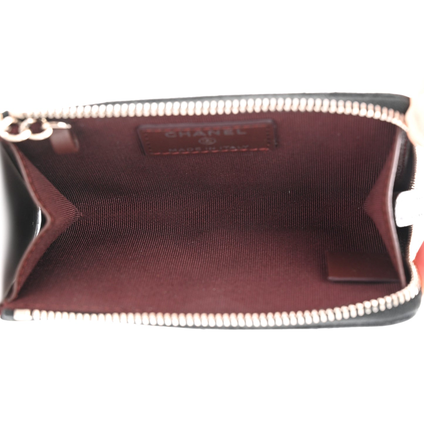 Caviar Quilted Key Holder Case Black