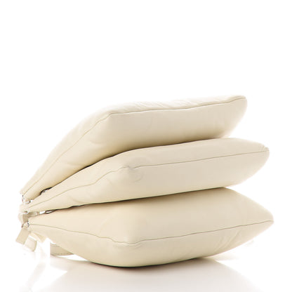 Celine Goatskin Large Pillow Trio Crossbody Bag White 4 of 9